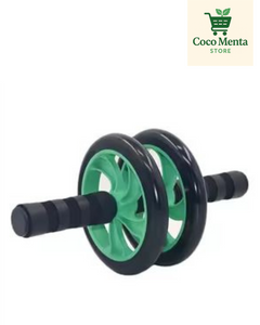 RODILLO MUSCULAR ABDOMINAL DE DOBLE RUEDA